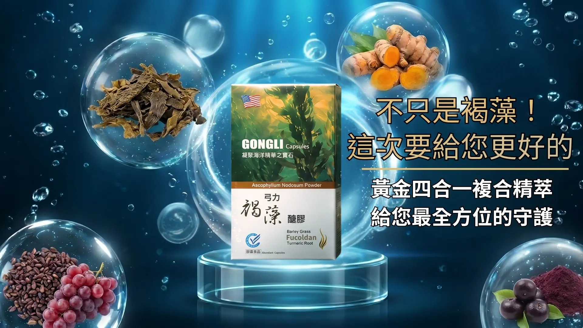 「褐藻醣膠-褐藻萃取膠囊」廣告|文案2