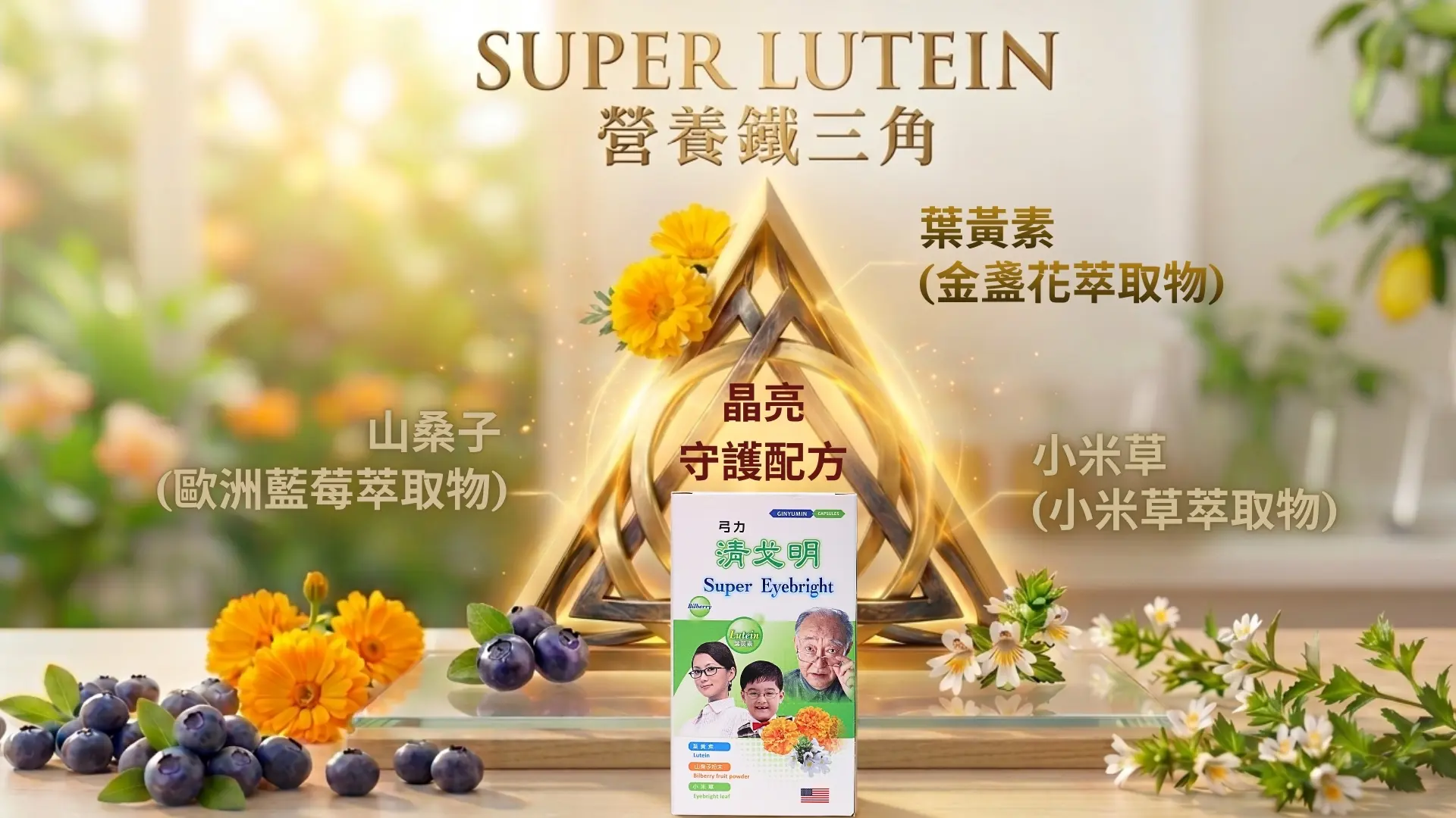 「清戈明-超級葉黃素膠囊」廣告|文案1